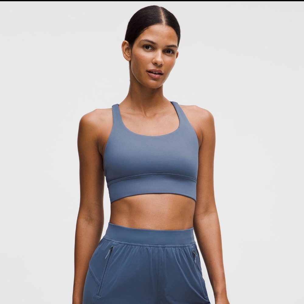 🩵 Lululemon Energy Bra (Blue Twill) - Size 2